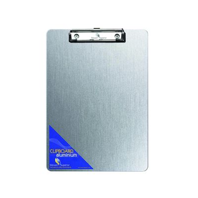 SECO ALUMINIUM CLIPBOARD A4 SILVER