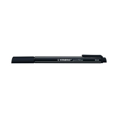 STABILO POINTMAX SIGN PEN BLK PK10