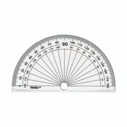 HELIX 10CM 180D PROTRACTOR CLR PK50