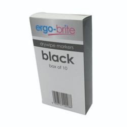 ERGO-BRITE DRYWIPE MARKER R/GRIP BLK