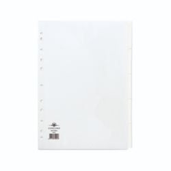 CONCORD SUBJECT DIVIDERS 5 PART WHT