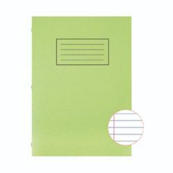 SILVINE GREEN A4 LINED EXERCISEBOOK