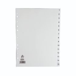 NP INDEX 1-15 POLYPROP WHITE